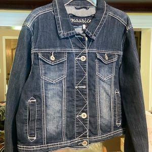 Maurice’s size large denim jacket